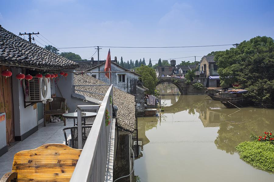 Wuzhen Helan Bridge Inn Tongxiang Exterior foto